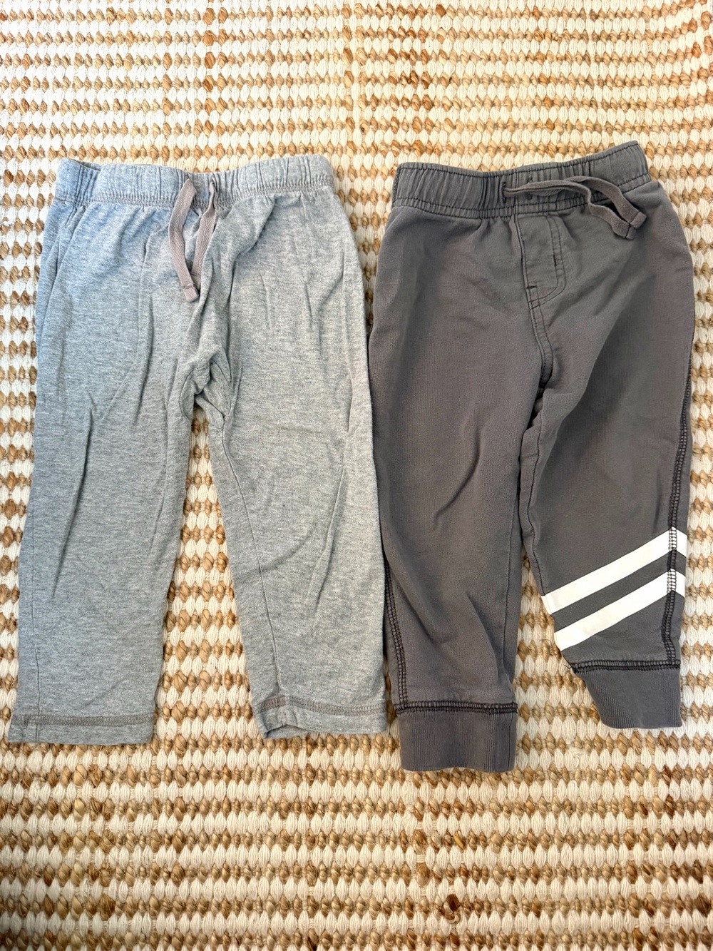 Tea Collection Toddler Pants Bundle 18–24 Months 100% Cotton Gray Joggers